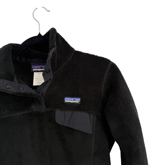 Patagonia Re-Tool Snap-T Pullover Black Outdoor Gorpcore Travel Womens Small - Picture 2 of 5